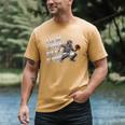 Baseball Catcher Waiting For You At Home Player Quote Men's Comfort Colors T-Shirt Mustard Baseball Catcher Waiting For You At Home Player Quote Men's Comfort Colors T-Shirt Mustard