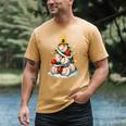 Baseball Christmas Tree Lights Santa Sport Player Lover Xmas Men's Comfort Colors T-Shirt Mustard Baseball Christmas Tree Lights Santa Sport Player Lover Xmas Men's Comfort Colors T-Shirt Mustard