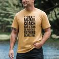 Baseball Coach And A Dad So Basically Baseball Dad Men's Comfort Colors T-Shirt Mustard Baseball Coach And A Dad So Basically Baseball Dad Men's Comfort Colors T-Shirt Mustard