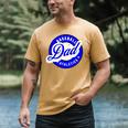 Baseball Dad Athletics For The Dad Who Loves Baseball Games Men's Comfort Colors T-Shirt Mustard Baseball Dad Athletics For The Dad Who Loves Baseball Games Men's Comfort Colors T-Shirt Mustard