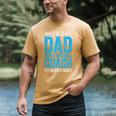 Baseball Dad Coach Father's Day Men's Comfort Colors T-Shirt Mustard