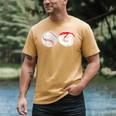 Baseball Dad Coach Men Baseball OG Old School Baller Men's Comfort Colors T-Shirt Mustard Baseball Dad Coach Men Baseball OG Old School Baller Men's Comfort Colors T-Shirt Mustard