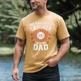 Baseball Dad Father's Day Catcher Men Men's Comfort Colors T-Shirt Mustard Baseball Dad Father's Day Catcher Men Men's Comfort Colors T-Shirt Mustard