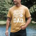 Baseball Dad My Favorite Baseball Player Calls Me Dad Men's Comfort Colors T-Shirt Mustard