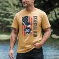 Baseball Dad Flag Tee I Raised Mine Ballpark Dad Men's Comfort Colors T-Shirt Mustard Baseball Dad Flag Tee I Raised Mine Ballpark Dad Men's Comfort Colors T-Shirt Mustard