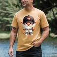 Baseball Dad Gnome For Baseball Lover With Winner Trophy Premium Tri-Blend Men's Comfort Colors T-Shirt Mustard Baseball Dad Gnome For Baseball Lover With Winner Trophy Premium Tri-Blend Men's Comfort Colors T-Shirt Mustard
