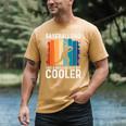 Baseball Dad Baseball Lover Father's Day Men's Comfort Colors T-Shirt Mustard