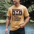 Baseball Dad Parent Of Player Family Sports Fan Lover Men's Comfort Colors T-Shirt Mustard Baseball Dad Parent Of Player Family Sports Fan Lover Men's Comfort Colors T-Shirt Mustard