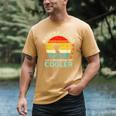 Baseball Dad Like A Regular Dad But Cooler Men's Comfort Colors T-Shirt Mustard Baseball Dad Like A Regular Dad But Cooler Men's Comfort Colors T-Shirt Mustard