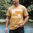 Baseball Dad Like a Regular Dad Only Way Cooler Premium Men's Comfort Colors T-Shirt Mustard Baseball Dad Like a Regular Dad Only Way Cooler Premium Men's Comfort Colors T-Shirt Mustard