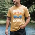 Baseball Dad Like a Regular Dad But Cooler Premium Men's Comfort Colors T-Shirt Mustard Baseball Dad Like a Regular Dad But Cooler Premium Men's Comfort Colors T-Shirt Mustard