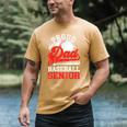 Baseball Dad Shirt Proud Dad Of A Baseball 2025 Senior Men's Comfort Colors T-Shirt Mustard