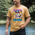 Baseball Dad Squad Fox On The Bat Men's Comfort Colors T-Shirt Mustard Baseball Dad Squad Fox On The Bat Men's Comfort Colors T-Shirt Mustard