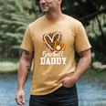 Baseball Daddy Fathers Day Men's Comfort Colors T-Shirt Mustard Baseball Daddy Fathers Day Men's Comfort Colors T-Shirt Mustard