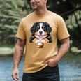 Baseball Dog Men & Women Men's Comfort Colors T-Shirt Mustard