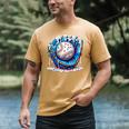 Baseball Drip For Boys Ice Cream Drip Youth Baseball Boys Premium Tri-Blend Men's Comfort Colors T-Shirt Mustard Baseball Drip For Boys Ice Cream Drip Youth Baseball Boys Premium Tri-Blend Men's Comfort Colors T-Shirt Mustard