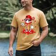 Baseball Drip Ice Cream Apparel Youth Boys Valentines Men's Comfort Colors T-Shirt Mustard