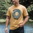 Baseball Drip Ice Cream Glove With Sprinkles And Ball Youth Premium Tri-Blend Men's Comfort Colors T-Shirt Mustard