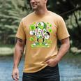 Baseball Drip Ice Cream Shamrock Irish St Patricks Men Men's Comfort Colors T-Shirt Mustard Baseball Drip Ice Cream Shamrock Irish St Patricks Men Men's Comfort Colors T-Shirt Mustard