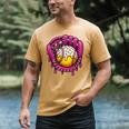 Baseball Drip Pink Glove Respect The Drip Youth Boys Girls Men's Comfort Colors T-Shirt Mustard Baseball Drip Pink Glove Respect The Drip Youth Boys Girls Men's Comfort Colors T-Shirt Mustard