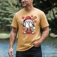 Baseball Drip Valentine Boys Women Men Hearts Sport Love Men's Comfort Colors T-Shirt Mustard Baseball Drip Valentine Boys Women Men Hearts Sport Love Men's Comfort Colors T-Shirt Mustard