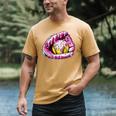 Baseball Glove Drip Shirt Ice Cream Dripping Girls Pocket Premium Men's Comfort Colors T-Shirt Mustard Baseball Glove Drip Shirt Ice Cream Dripping Girls Pocket Premium Men's Comfort Colors T-Shirt Mustard