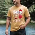Baseball Happy 100 Days Of School Boy Girl Kid Teacher Men's Comfort Colors T-Shirt Mustard