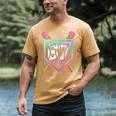 Baseball Ice Cream Drip 67 Player Dabbing Six Seven Boys Men's Comfort Colors T-Shirt Mustard Baseball Ice Cream Drip 67 Player Dabbing Six Seven Boys Men's Comfort Colors T-Shirt Mustard