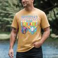 Baseball Ice Cream Drip Bonus Dad Of The Birthday Boy Men's Comfort Colors T-Shirt Mustard Baseball Ice Cream Drip Bonus Dad Of The Birthday Boy Men's Comfort Colors T-Shirt Mustard