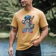 Baseball Ice Cream Drip For Boys And Girls Batter Game Day Men's Comfort Colors T-Shirt Mustard