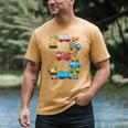Baseball Ice Cream Drip Vehicles Youth Baseball Drip Men's Comfort Colors T-Shirt Mustard Baseball Ice Cream Drip Vehicles Youth Baseball Drip Men's Comfort Colors T-Shirt Mustard
