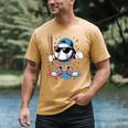 Baseball Lifestyle Apparel Youth Baseball Ice Cream Drip Men's Comfort Colors T-Shirt Mustard Baseball Lifestyle Apparel Youth Baseball Ice Cream Drip Men's Comfort Colors T-Shirt Mustard