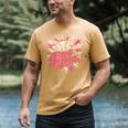 Baseball Phrase With Stars Men's Comfort Colors T-Shirt Mustard Baseball Phrase With Stars Men's Comfort Colors T-Shirt Mustard