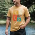 Baseball Player Collage Men Kids Coach Youth Boys Men's Comfort Colors T-Shirt Mustard