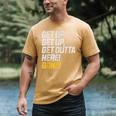 Baseball Player Get Up Get Outta Here Gone Home Run Men's Comfort Colors T-Shirt Mustard Baseball Player Get Up Get Outta Here Gone Home Run Men's Comfort Colors T-Shirt Mustard