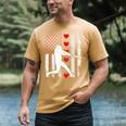 Baseball Silhouette Heart USA Flag Hearts American Boys Kids Men's Comfort Colors T-Shirt Mustard Baseball Silhouette Heart USA Flag Hearts American Boys Kids Men's Comfort Colors T-Shirt Mustard