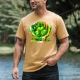 Baseball St Patricks Day Carnival Party Ice Cream Drip Boys Men's Comfort Colors T-Shirt Mustard Baseball St Patricks Day Carnival Party Ice Cream Drip Boys Men's Comfort Colors T-Shirt Mustard