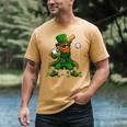Baseball St Patricks Day Leprechaun Boys Girls Men Women Men's Comfort Colors T-Shirt Mustard