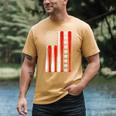 Baseball USA Flag Baseball Lover Baseball Dad Men's Comfort Colors T-Shirt Mustard Baseball USA Flag Baseball Lover Baseball Dad Men's Comfort Colors T-Shirt Mustard
