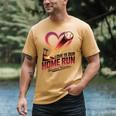 Baseball Valentine Love Is Our Home Run Apparel Men's Comfort Colors T-Shirt Mustard