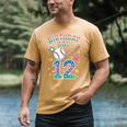 Birthday Boy 12th Birthday Baseball Men's Comfort Colors T-Shirt Mustard Birthday Boy 12th Birthday Baseball Men's Comfort Colors T-Shirt Mustard