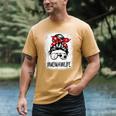 Bleached Memaw Life Soccer Messy Bun Baseball Game Day Men's Comfort Colors T-Shirt Mustard Bleached Memaw Life Soccer Messy Bun Baseball Game Day Men's Comfort Colors T-Shirt Mustard