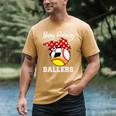 Busy Raising Ballers Baseball Softball Soccer Mom Premium Tri-Blend Men's Comfort Colors T-Shirt Mustard