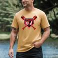 Chocolate 67 Drip Baseball Valentine Love Sports Men's Comfort Colors T-Shirt Mustard Chocolate 67 Drip Baseball Valentine Love Sports Men's Comfort Colors T-Shirt Mustard