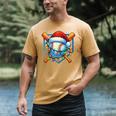 Christmas Baseball Drip For Boys Kids Ice Cream Drip Men's Comfort Colors T-Shirt Mustard Christmas Baseball Drip For Boys Kids Ice Cream Drip Men's Comfort Colors T-Shirt Mustard