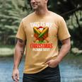 My Christmas Baseball Pajama Helmet Santa Xmas Men Boys Men's Comfort Colors T-Shirt Mustard