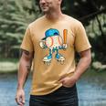 Cool Drip Baseball Shirt Youth Baseball Drip Men's Comfort Colors T-Shirt Mustard Cool Drip Baseball Shirt Youth Baseball Drip Men's Comfort Colors T-Shirt Mustard