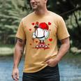 Cute Dripping Baseball Lover Valentines Day Boys Kids Men's Comfort Colors T-Shirt Mustard Cute Dripping Baseball Lover Valentines Day Boys Kids Men's Comfort Colors T-Shirt Mustard