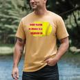 Dad Of Ballers Behind Every Softball Player Baseball Dads Men's Comfort Colors T-Shirt Mustard