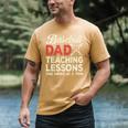Dad Baseball Dad Teaching Lessons One Swing At A Time Men's Comfort Colors T-Shirt Mustard Dad Baseball Dad Teaching Lessons One Swing At A Time Men's Comfort Colors T-Shirt Mustard